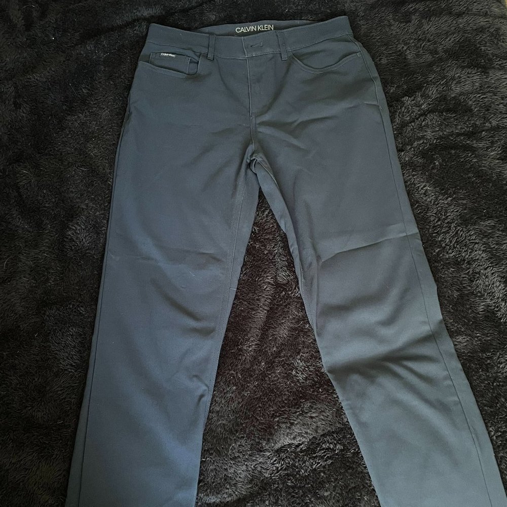 Calvin Klein Blue Dress Slacks Slim Fit (30 x 32)